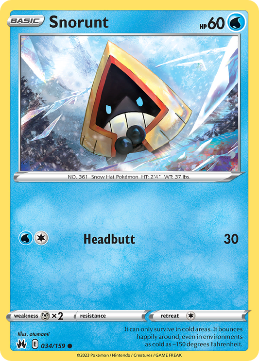 Snorunt 034/159 Crown Zenith