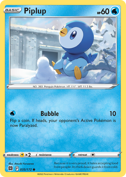 Piplup 035/172 Brilliant Stars