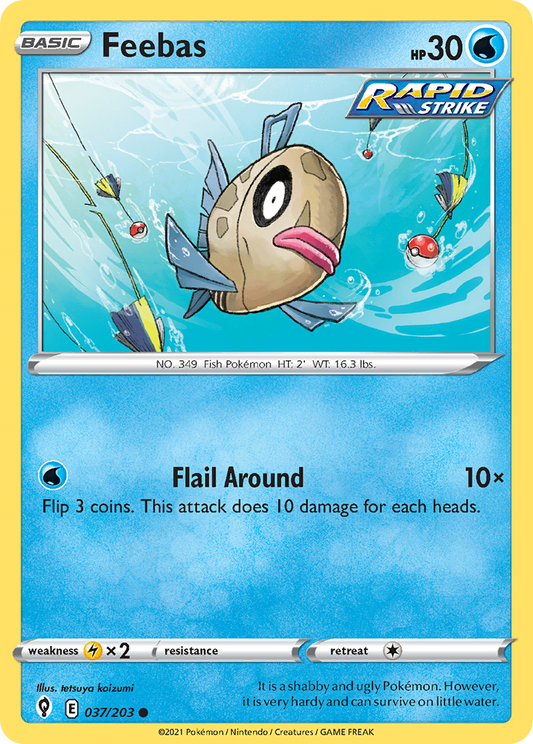 Feebas 037/203 Evolving Skies