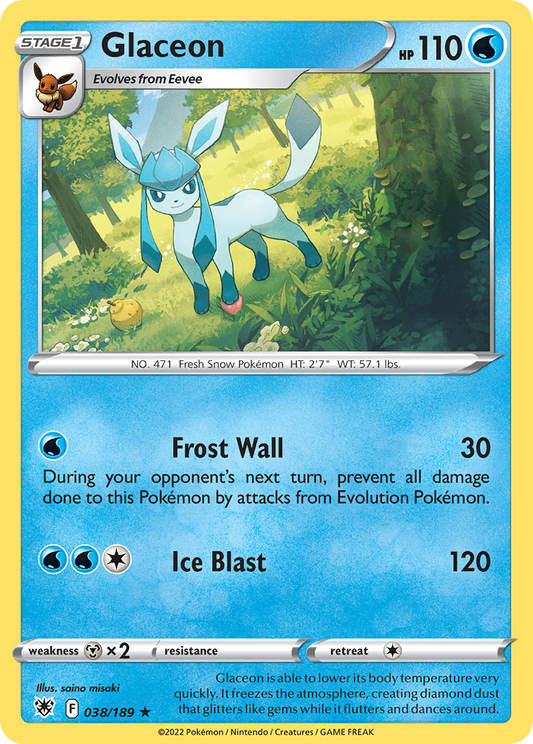 Glaceon 038/189 Astral Radiance