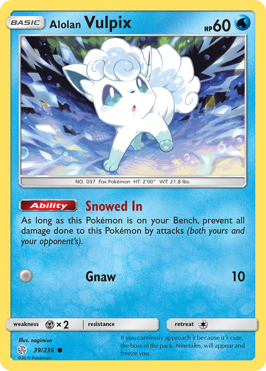 Alolan Vulpix 39/236 Cosmic Eclipse