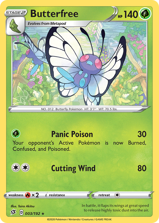 Butterfree 003/192 Rebel Clash