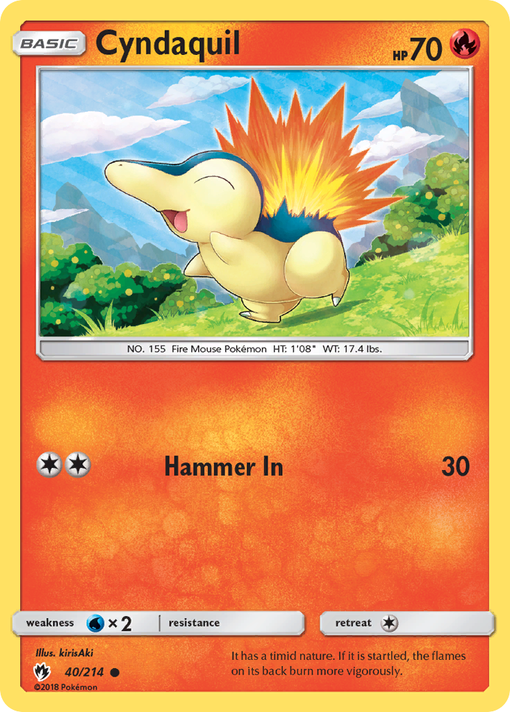 Cyndaquil 40/214 Lost Thunder