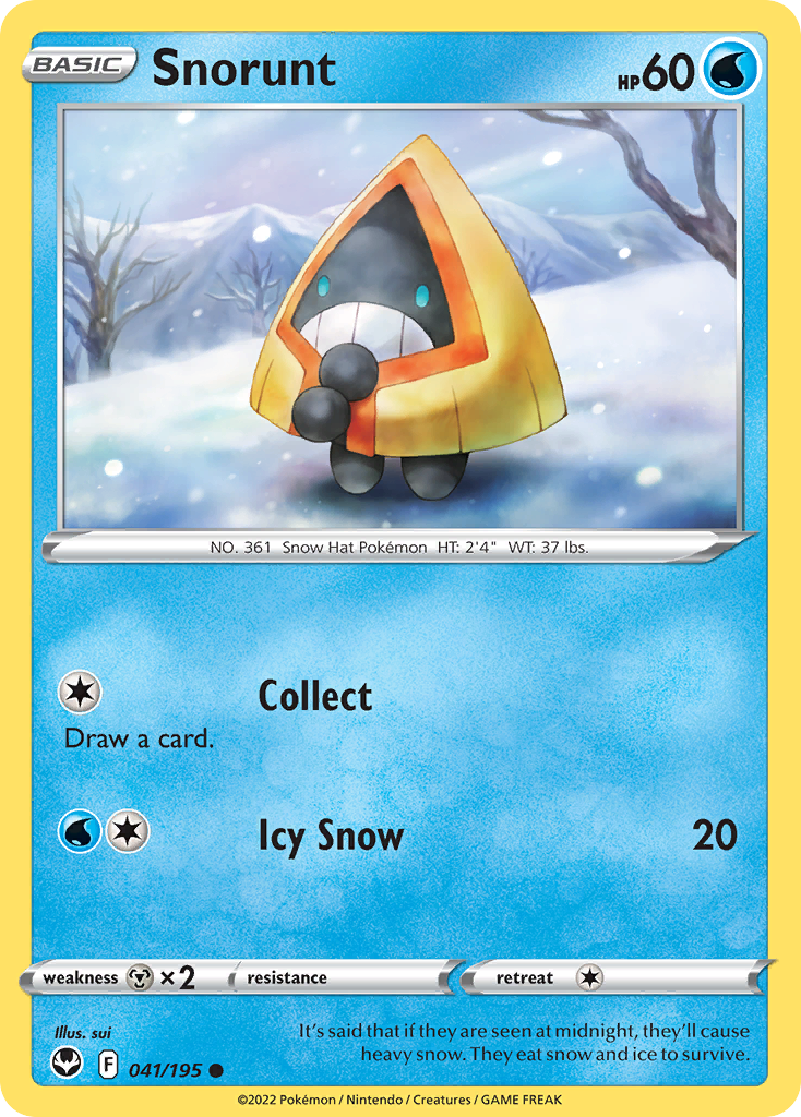 Snorunt 041/195 Silver Tempest