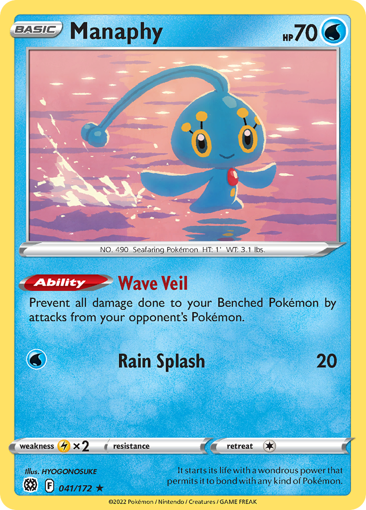 Manaphy 041/172 Brilliant Stars