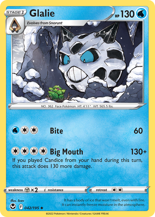 Glalie 042/195 Silver Tempest