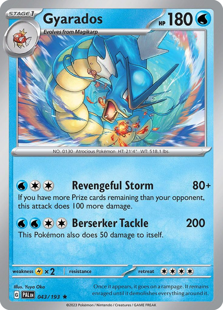 Gyarados 043/193 Paldea Evolved Holo