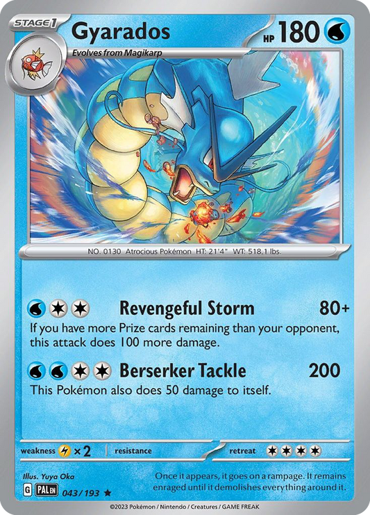 Gyarados 043/193 Paldea Evolved Holo