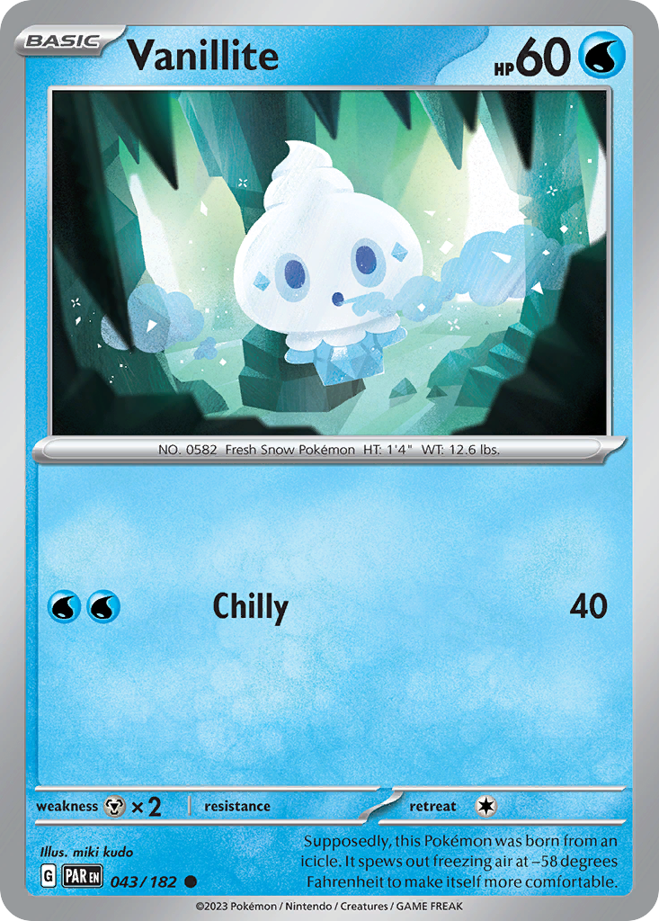 Vanillite 043/182 Paradox Rift