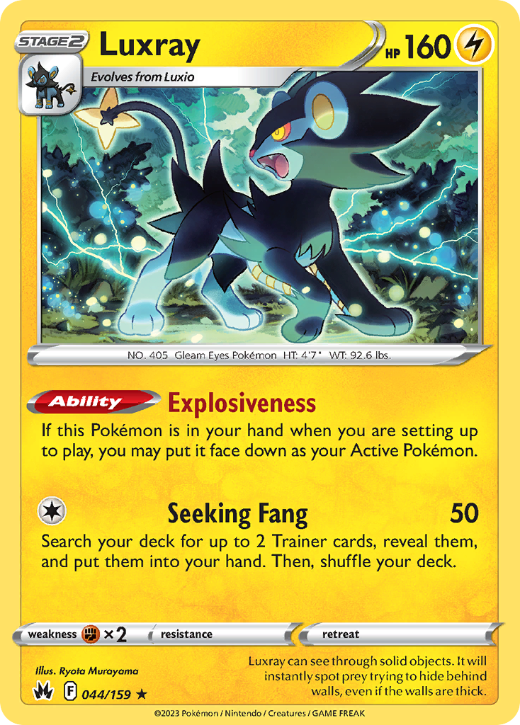 Luxray 044/159 Crown Zenith