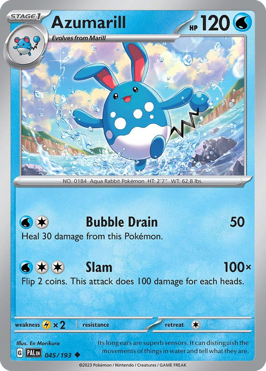 Azumarill 045/193 Paldea Evolved