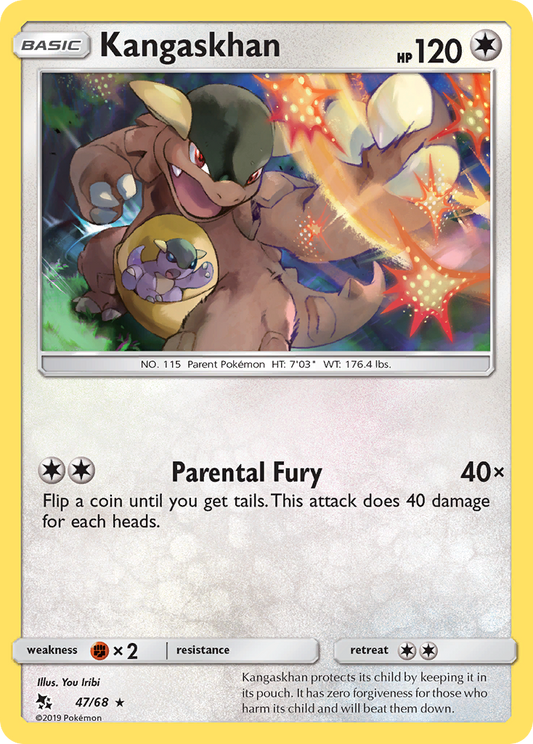 Kangaskhan 47/68 Hidden Fates