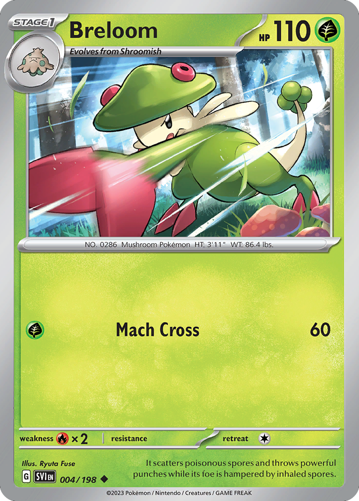 Breloom 004/198 Scarlet Violet