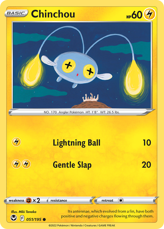 Chinchou 051/195 Silver Tempest