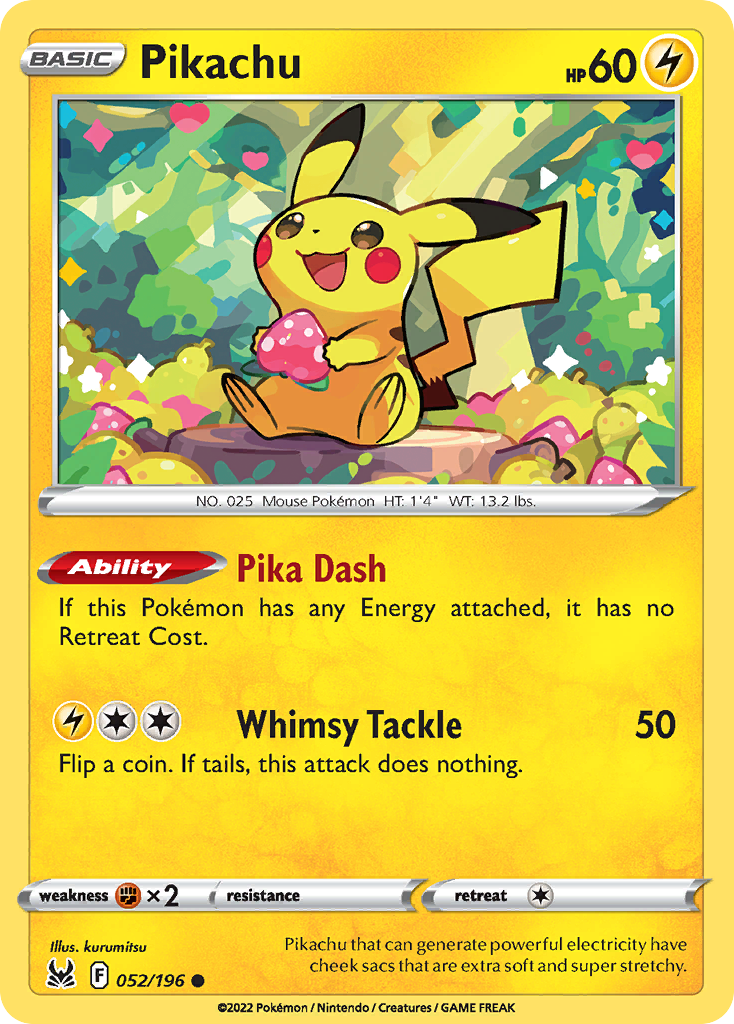 Pikachu 052/196 Lost Origin