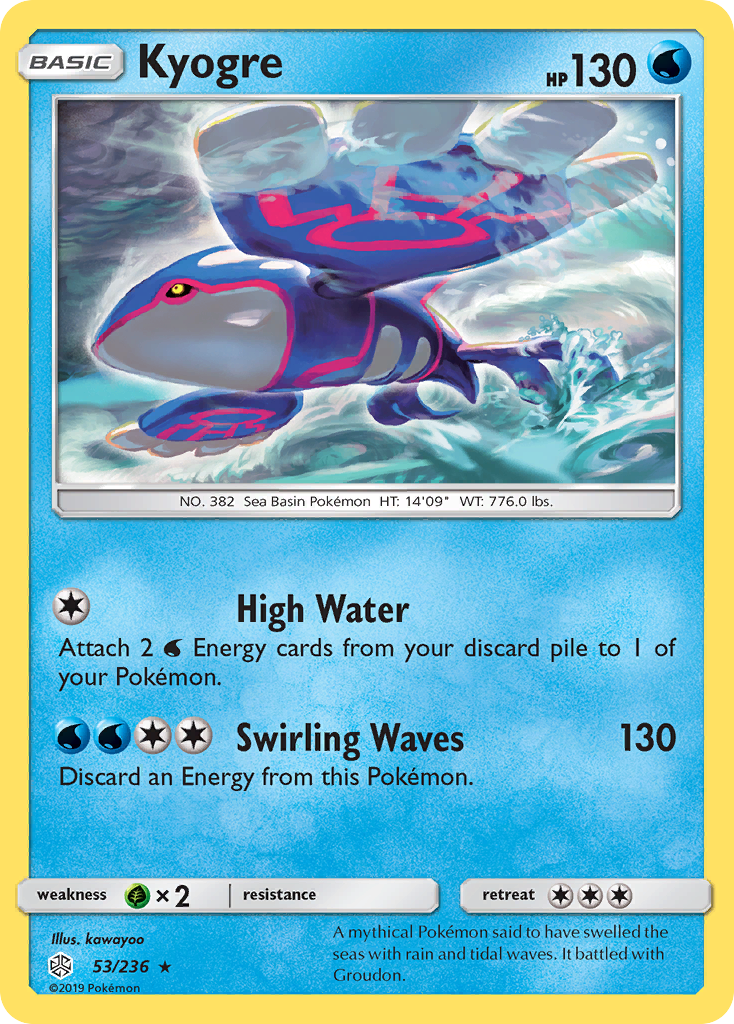 Kyogre 53/236 Cosmic Eclipse