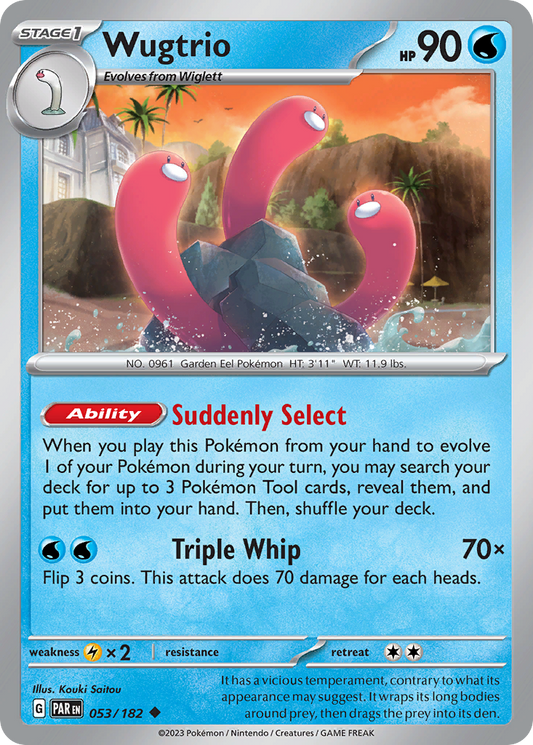 Wugtrio 053/182 Paradox Rift