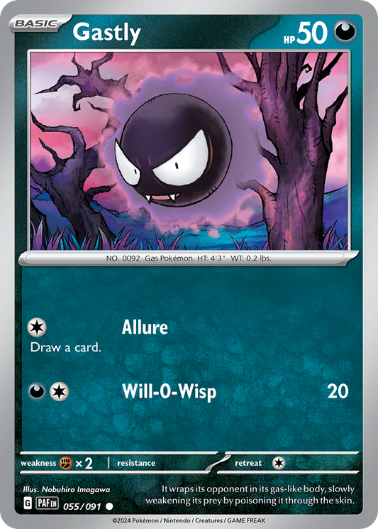 Gastly 055/091 Paldean Fates