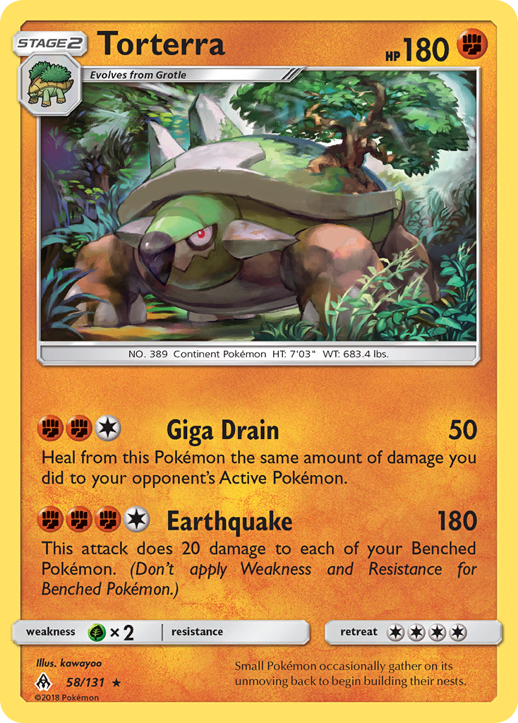 Torterra 58/131 Forbidden Light