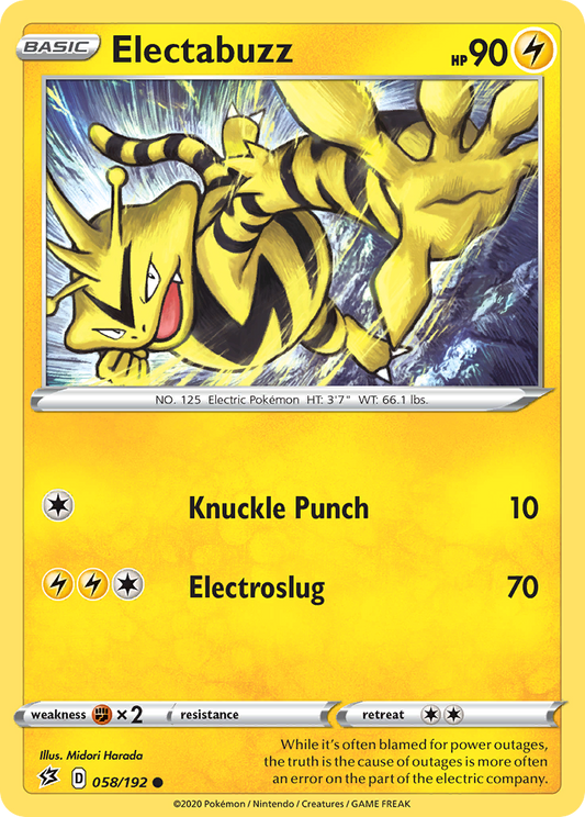 Electabuzz 058/192 Rebel Clash