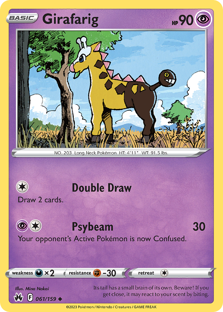 Girafarig 061/159 Crown Zenith