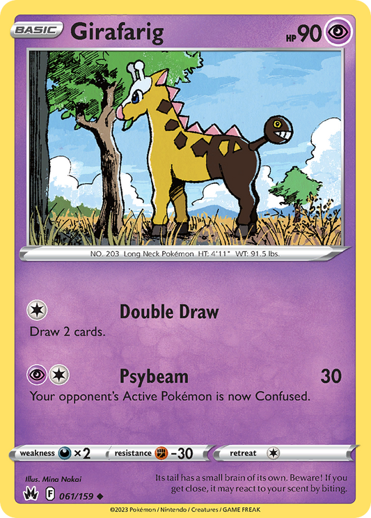 Girafarig 061/159 Crown Zenith