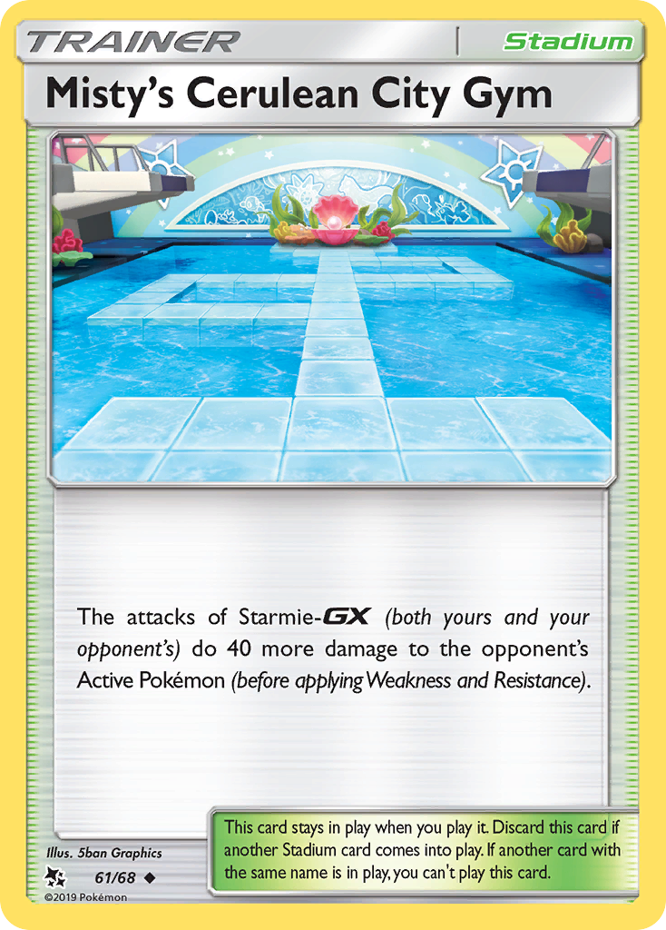 Misty's Cerulean City Gym 61/68 Hidden Fates