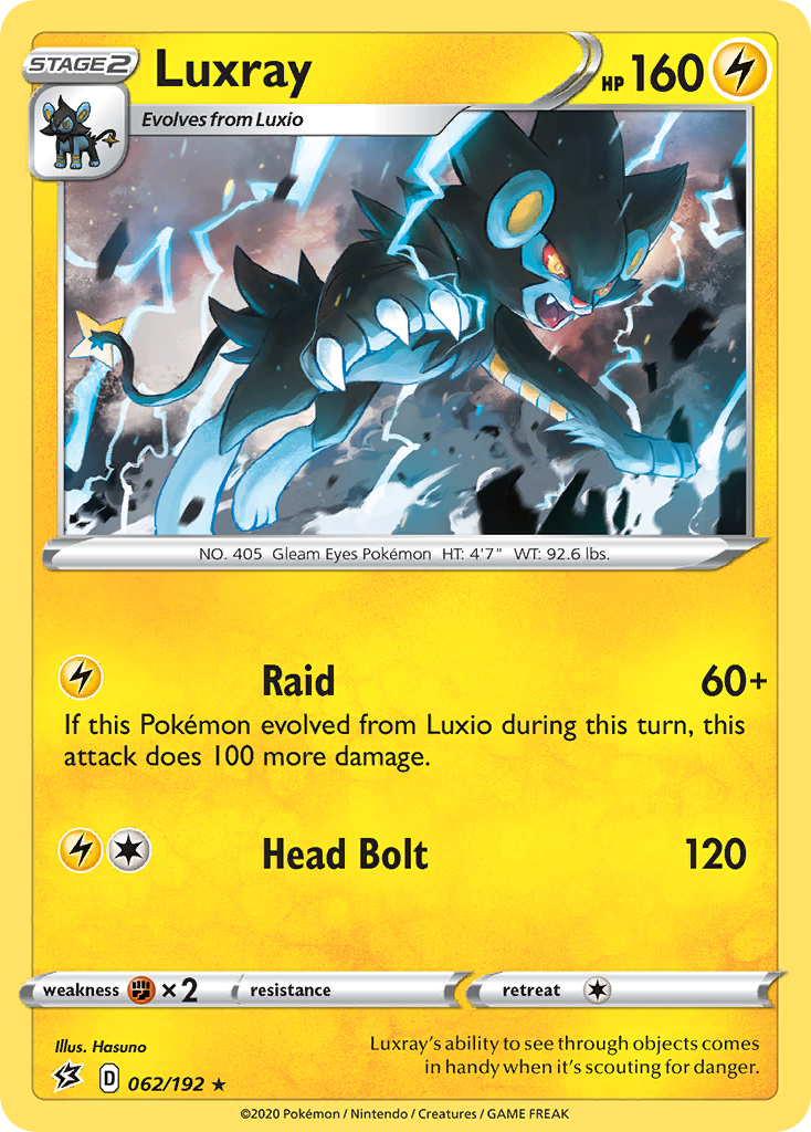 Luxray 062/192 Rebel Clash