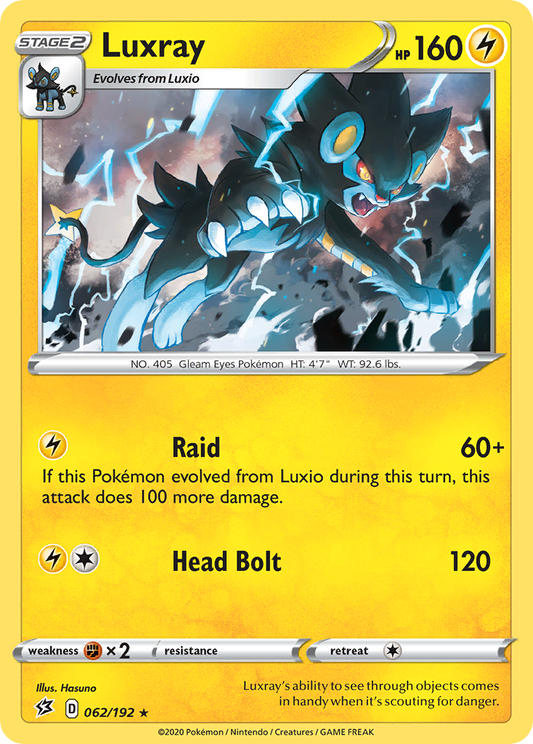 Luxray 062/192 Rebel Clash