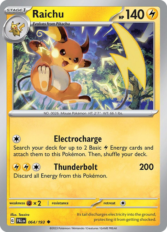 Raichu 064/193 Paldea Evolved