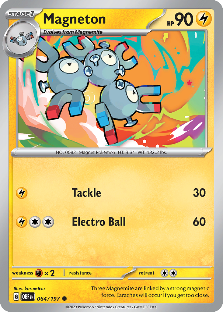 Magneton 064/197 Obsidian Flames