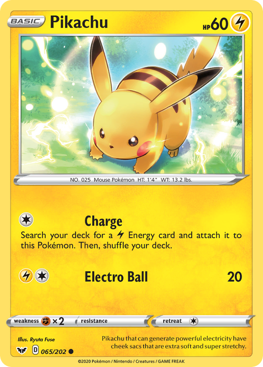 Pikachu 065/202 Sword Shield