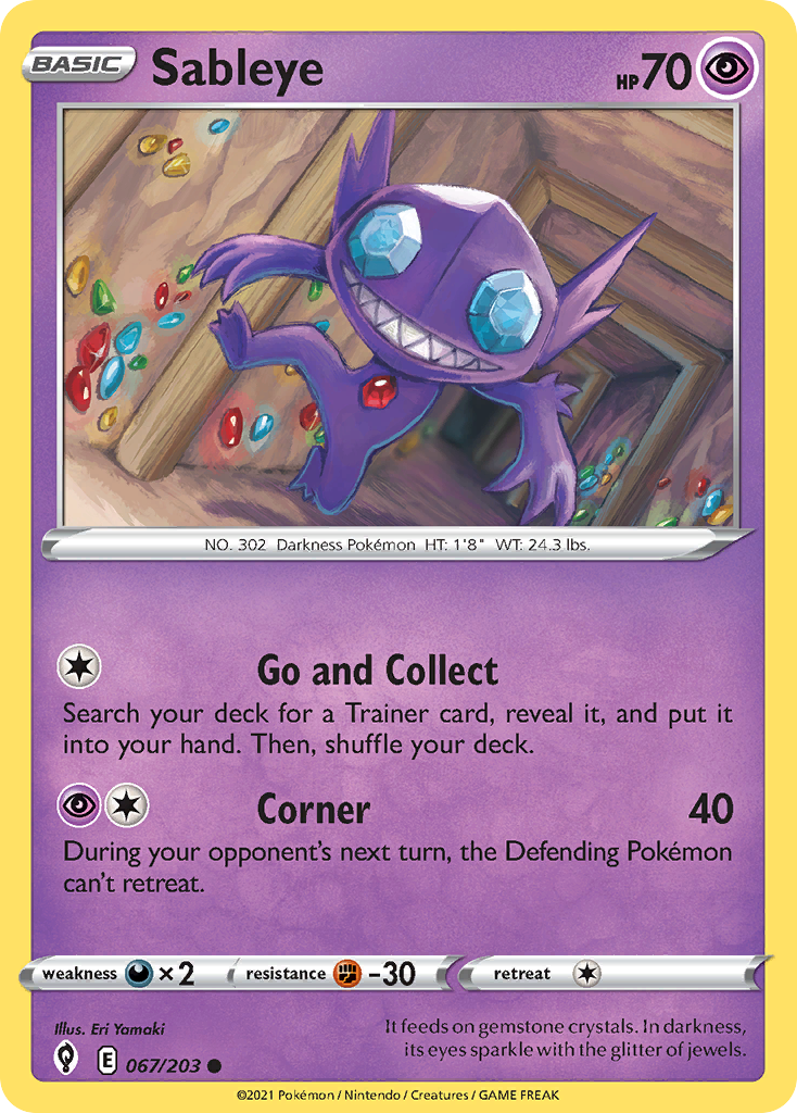 Sableye 067/203 Evolving Skies