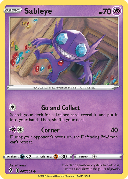 Sableye 067/203 Evolving Skies