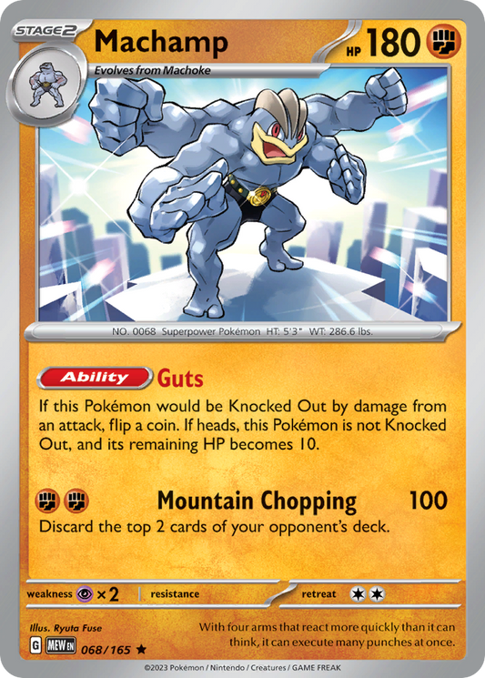 Machamp 068/165 151 Holo