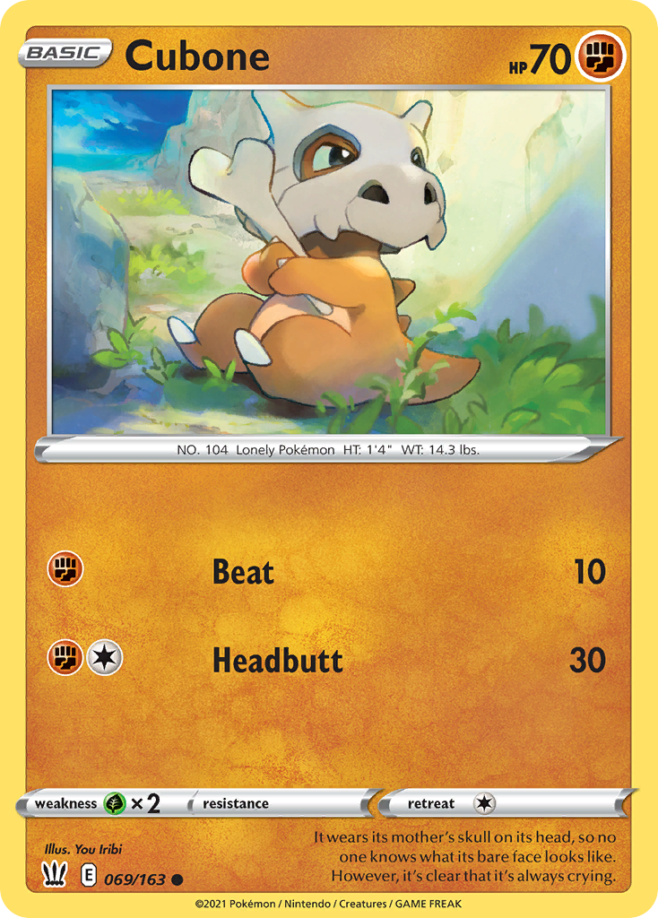 Cubone 069/163 Battle Styles