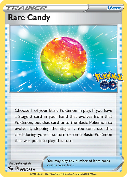 Rare Candy 069/078 Pokemon Go