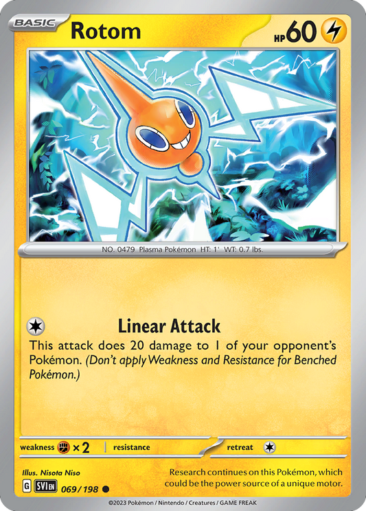 Rotom 069/198 Scarlet Violet
