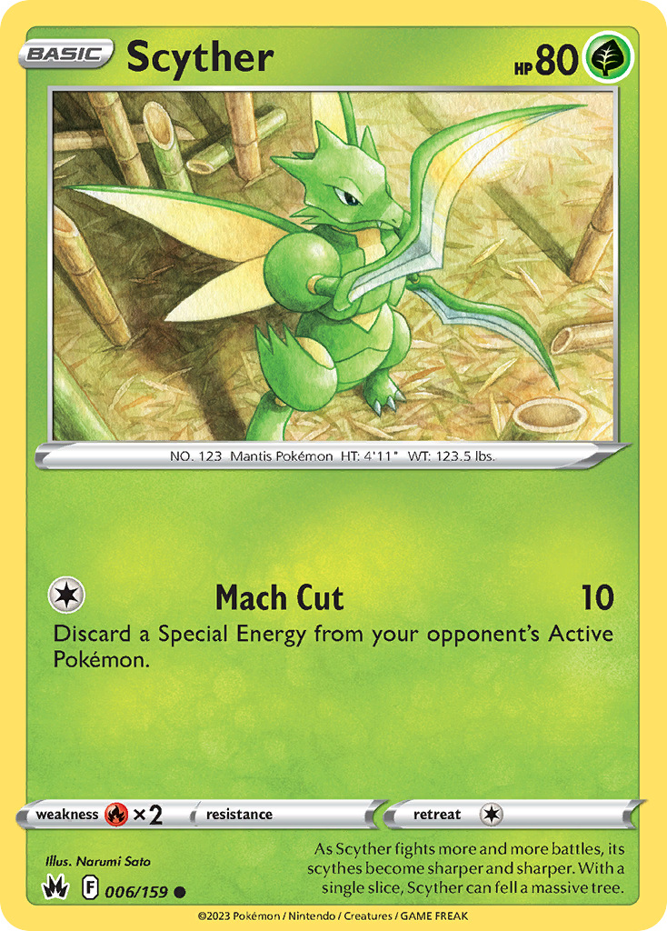 Scyther 006/159 Crown Zenith