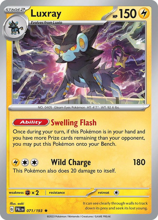 Luxray 071/193 Paldea Evolved Holo