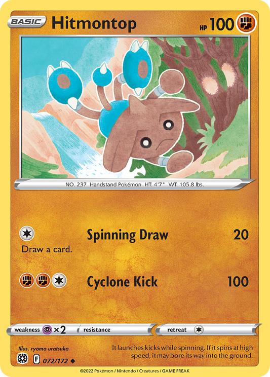 Hitmontop 072/172 Brilliant Stars