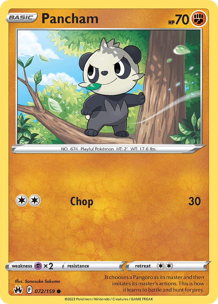 Pancham 072/159 Crown Zenith