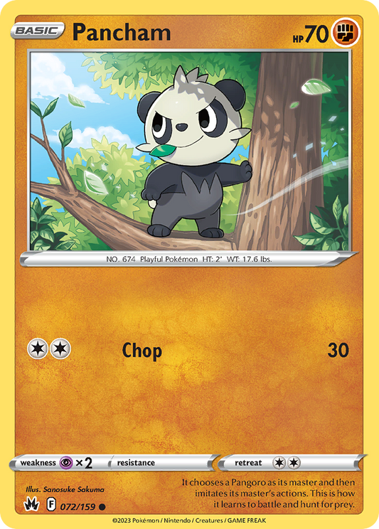 Pancham 072/159 Crown Zenith