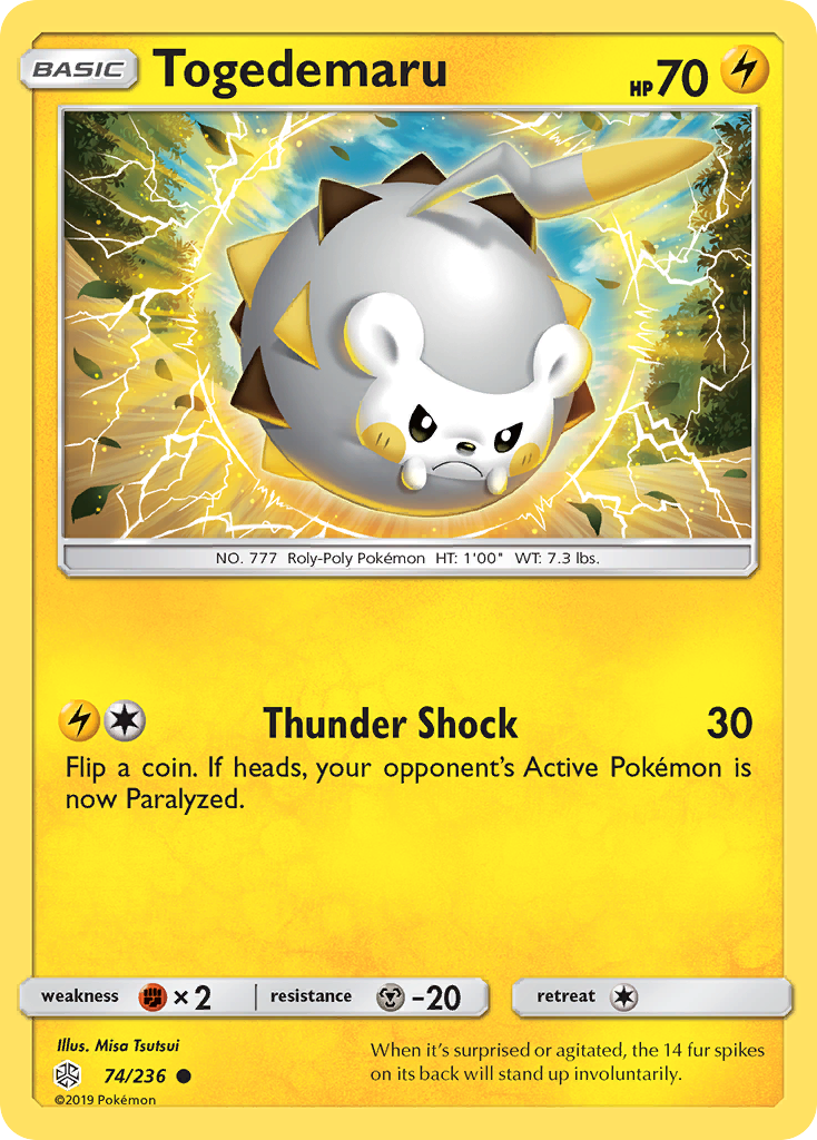 Togedemaru 74/236 Cosmic Eclipse