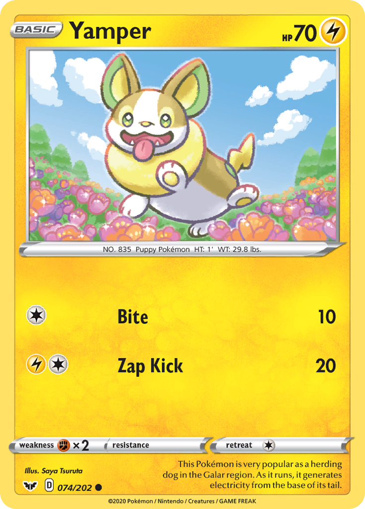 Yamper 074/202 Sword Shield