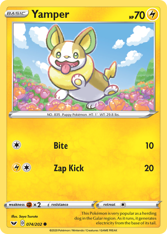 Yamper 074/202 Sword Shield