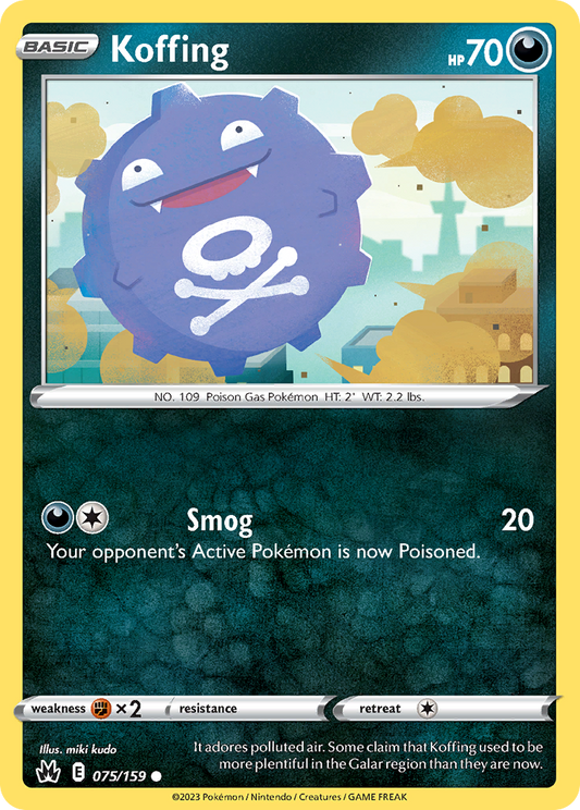 Koffing 075/159 Crown Zenith