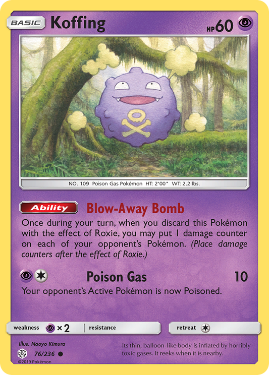 Koffing 76/236 Cosmic Eclipse