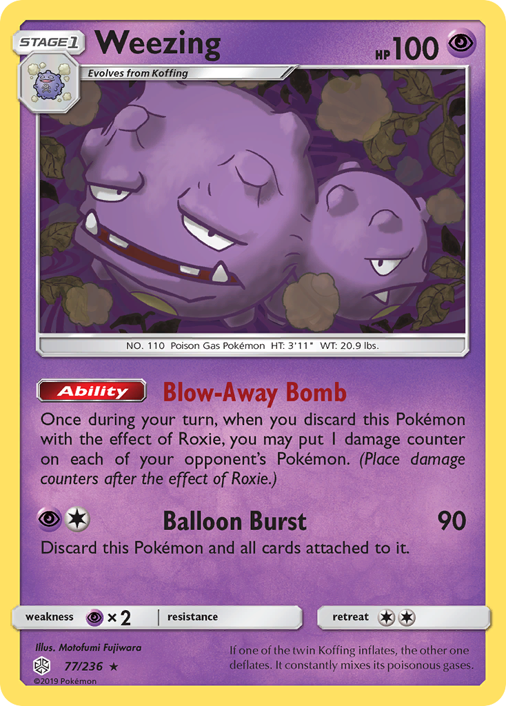 Weezing 77/236 Cosmic Eclipse