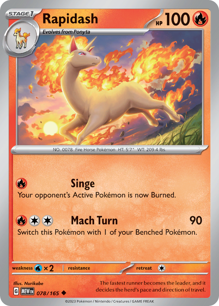 Rapidash 078/165 151